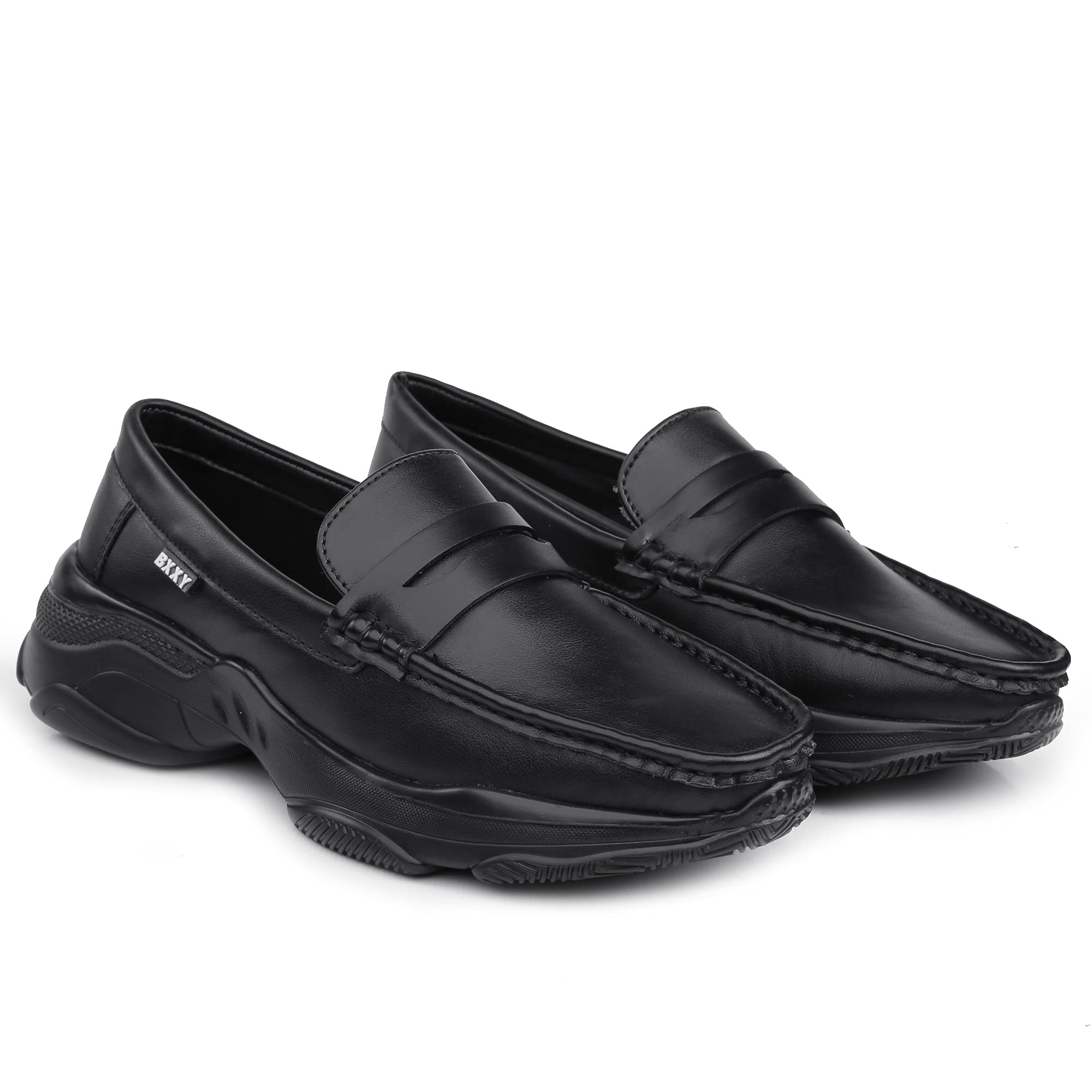 Mens British Casual Black Loafers Sneakers for Outdoor Shoes (B099PZ8SND) Amazon Price History, Amazon Price Tracker