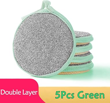 5/10Pcs Double Side Dishwashing Sponge Pan Pot Dish Wash Sponges Household Cleaning Tools Kitchen Tableware Dish Washing Brush