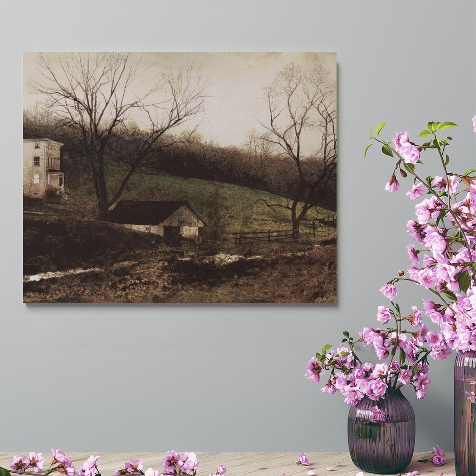 Amazon.com: Andrew Wyeth Evening At Kuerners Wall Art Prints