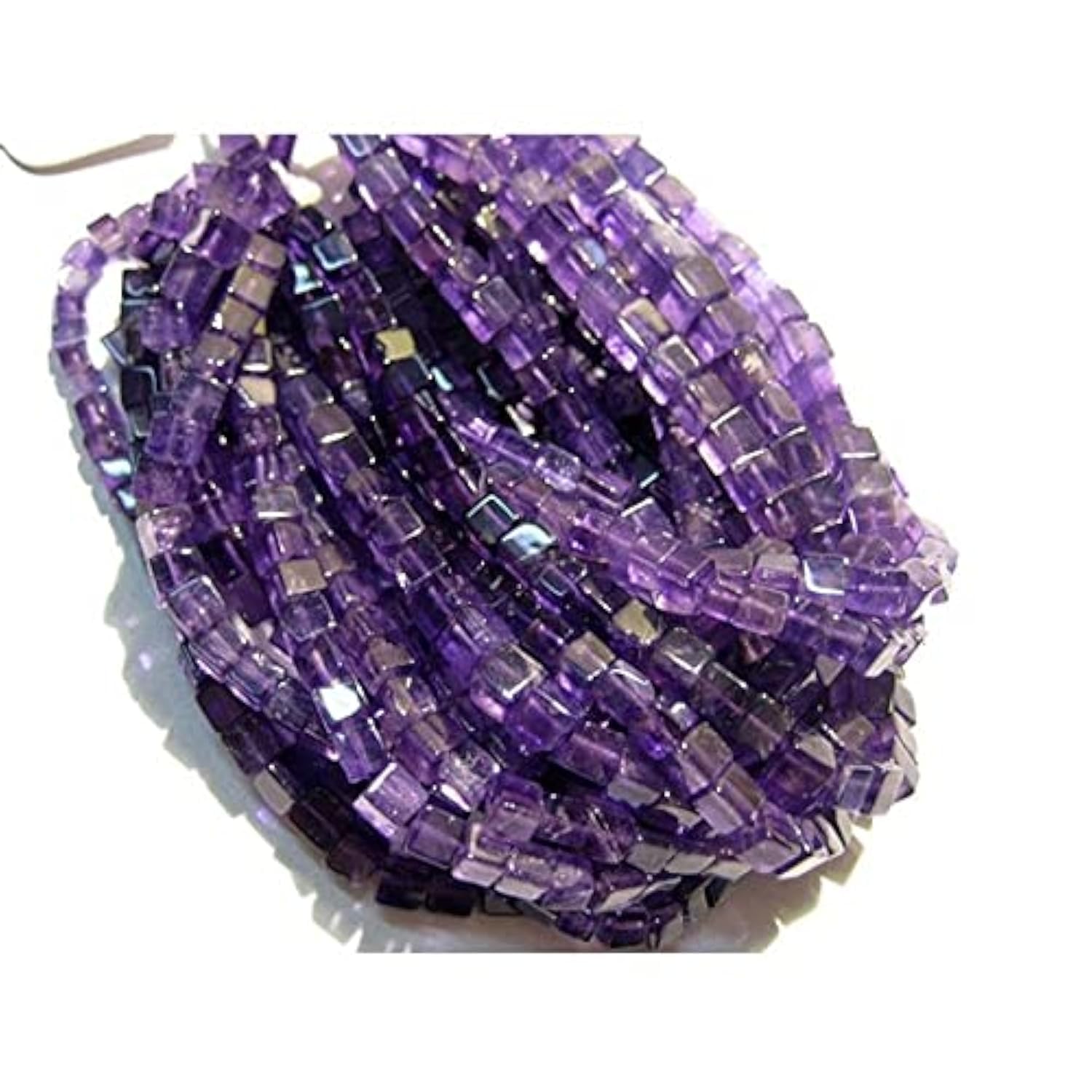 Perles d'améthyste 4mm LKBEADS pour fabriquer vos bijoux d'été et ateliers créatifs