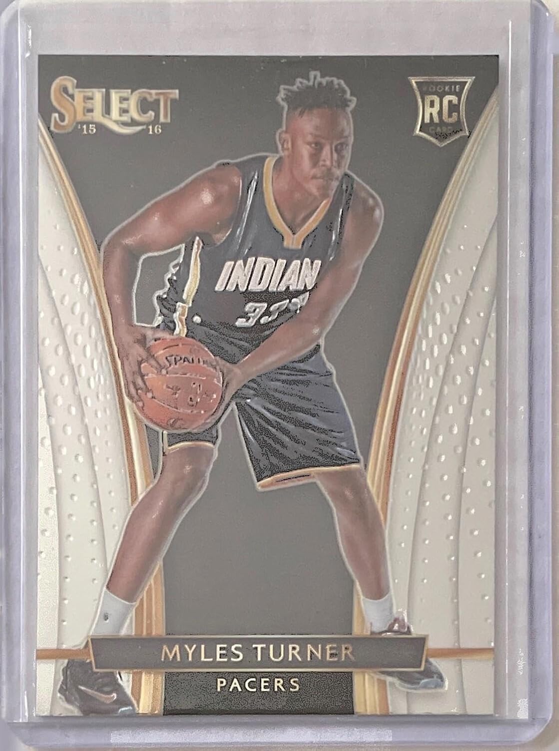 Myles Turner 2015-16 Panini Select Courtside Sp Rookie Rc #246 - Basketball Cards