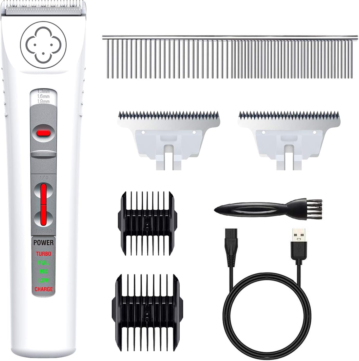 Lavuky Dog Grooming Clippers Professional Low Noise Cordless Dog