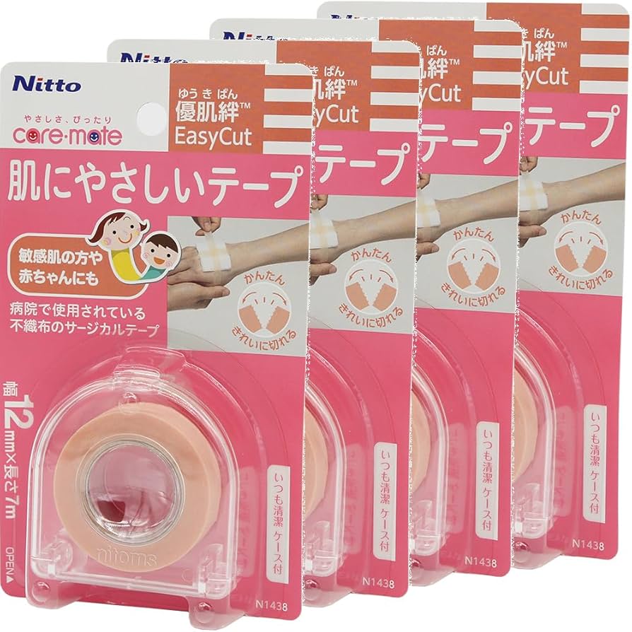 【タロ】Nitto 優肌絆　サージカルテープ　25㎜　120個セット 日東電工・日東メディカル サージカルテープ 優肌絆(ゆうきばん