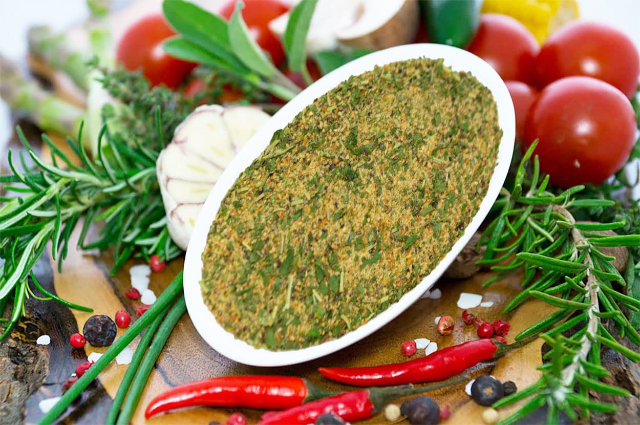 Wild Forest, Grill – Gewürz, feinstes BBQ Gourmet Grillgewürz, Bratengewürz für Wild & Lamm. PP - Eimer 15KG