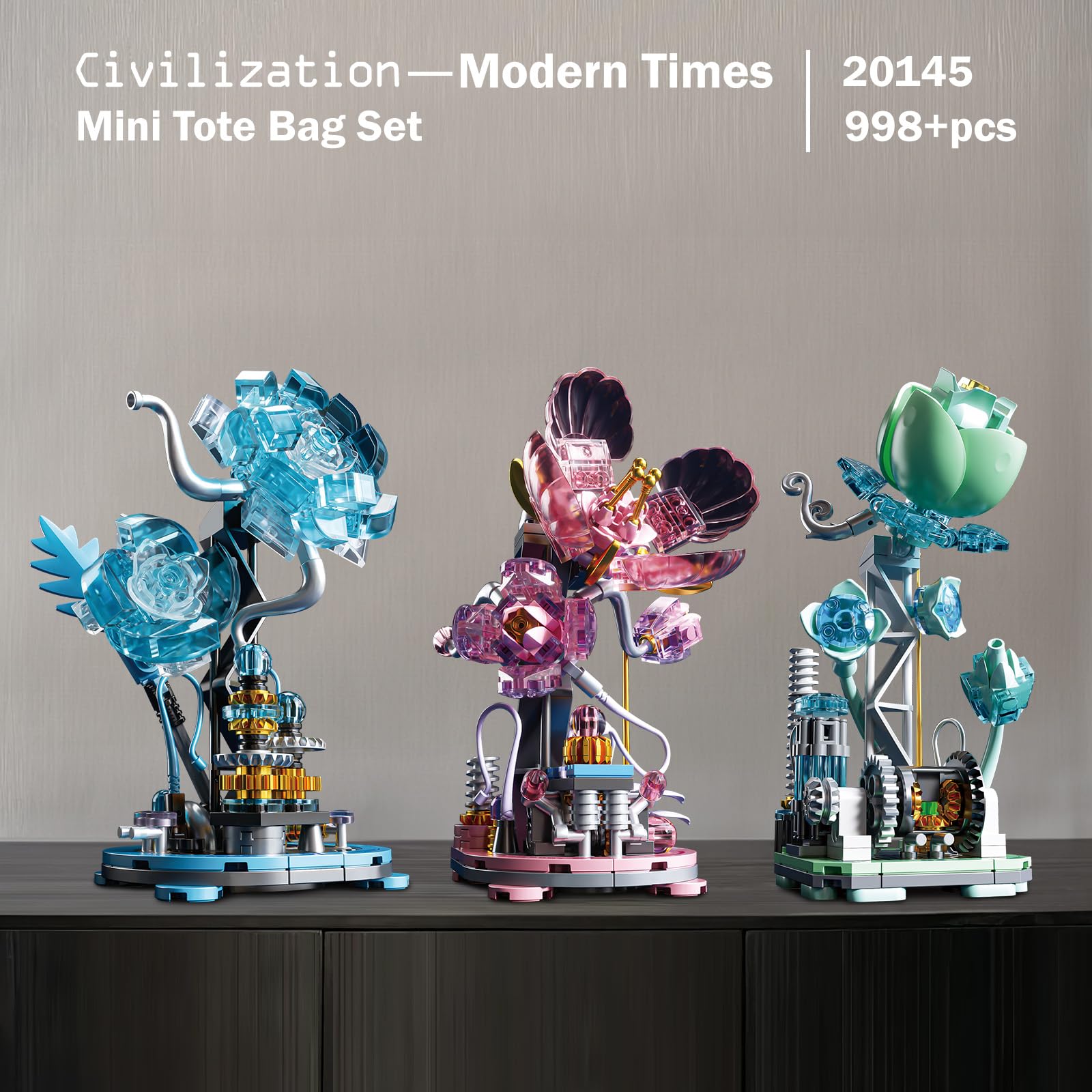 Amazon.com: JMBricklayer Flowers Succulents Building Sets for