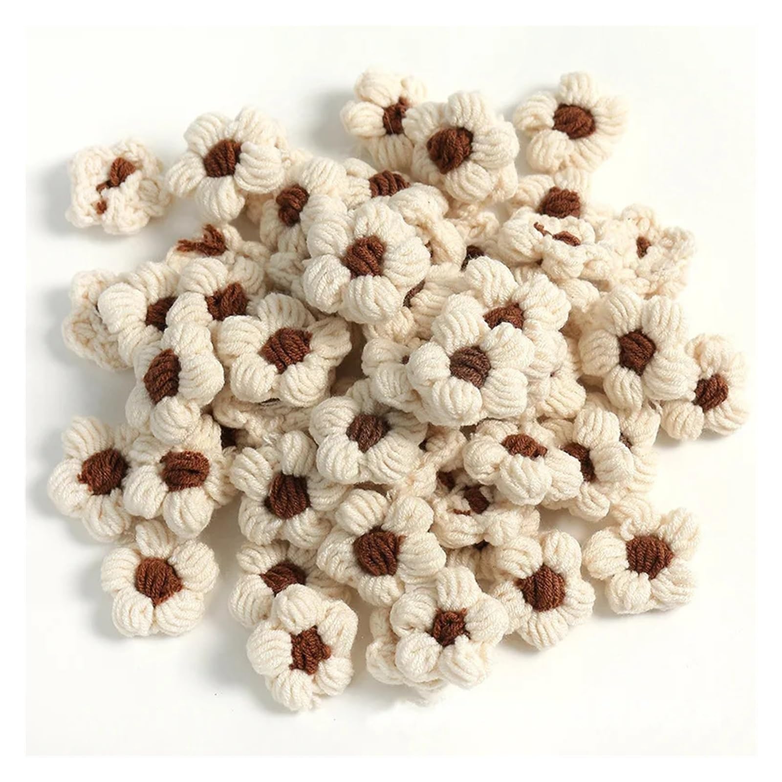 DIY Quilting Fabric kit 100PCS DIY Knitted Flower Handmade DIY Craft