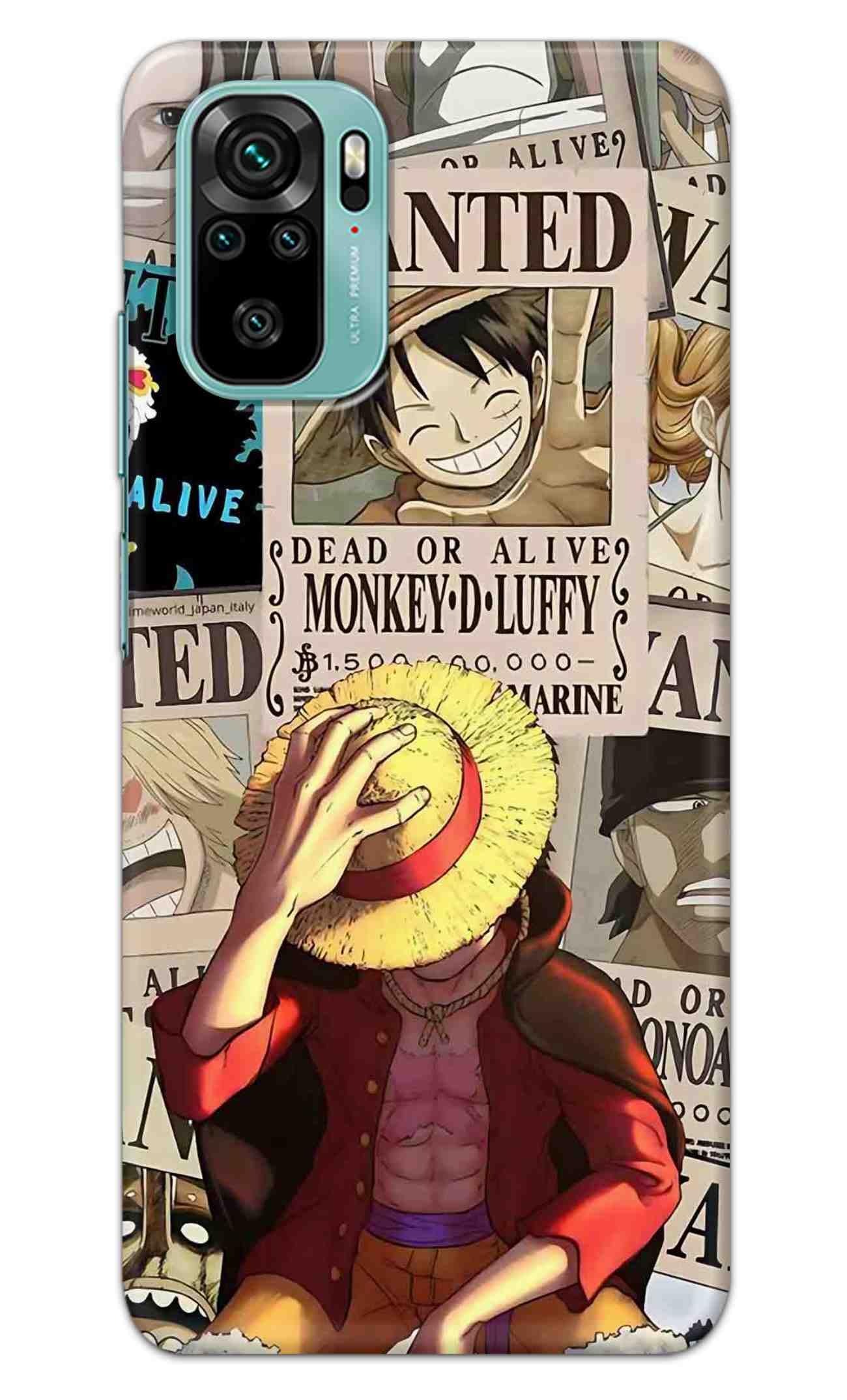 NDCOM for Redmi Note 10S Back Cover, Redmi Note 10 Back Cover, Redmi Note 11SE Back Cover - Sleek and Protective Design Anime One Piece Wanted Luffy (B0CM429QSX) Amazon Price History, Amazon Price Tracker