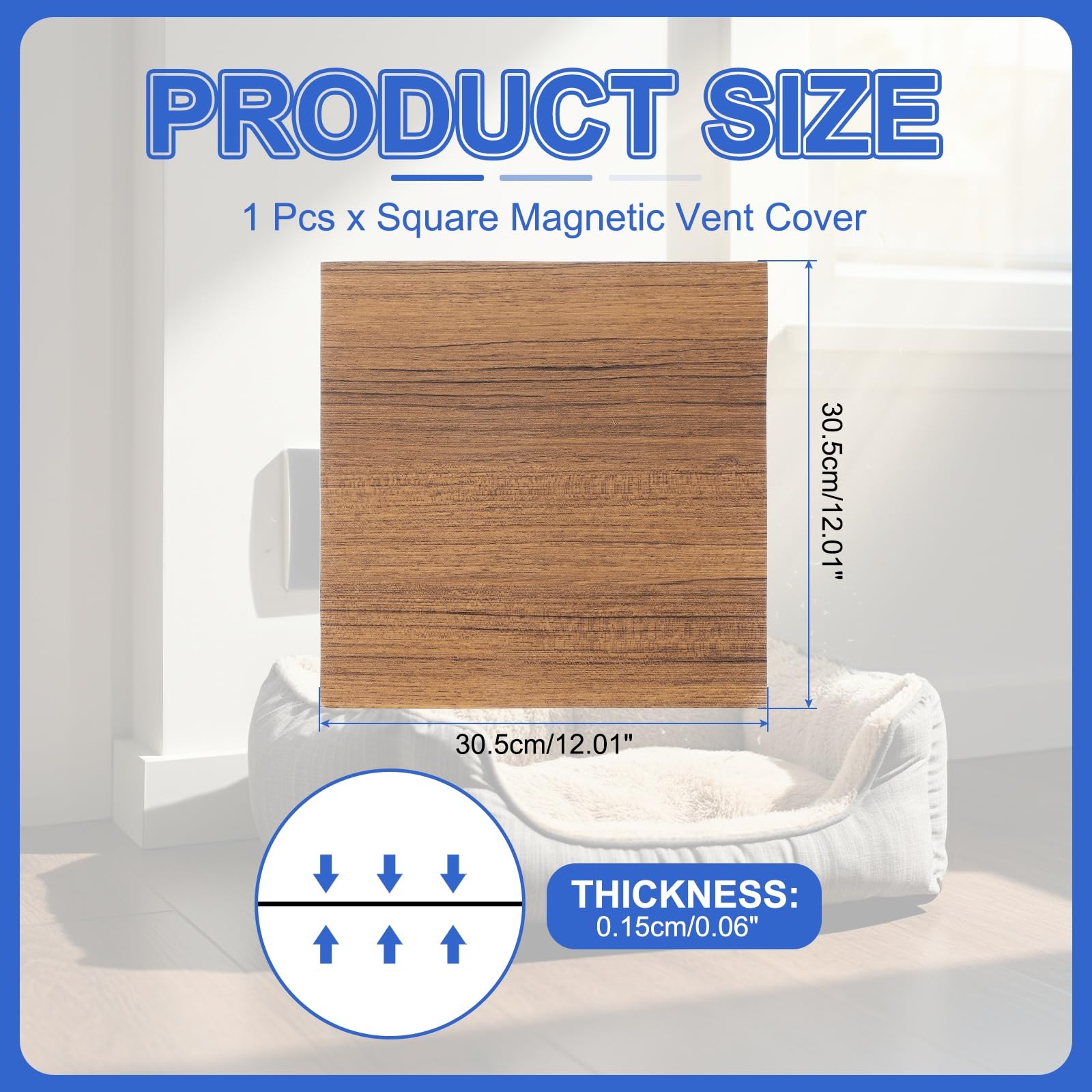 PATIKIL Square Magnetic Vent Covers 12x12 Inch - Image 2