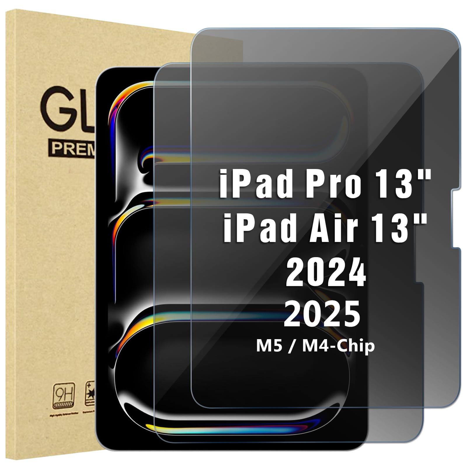 ProCase 2 Pack Privacy Screen Protector for 13" iPad Pro/Air