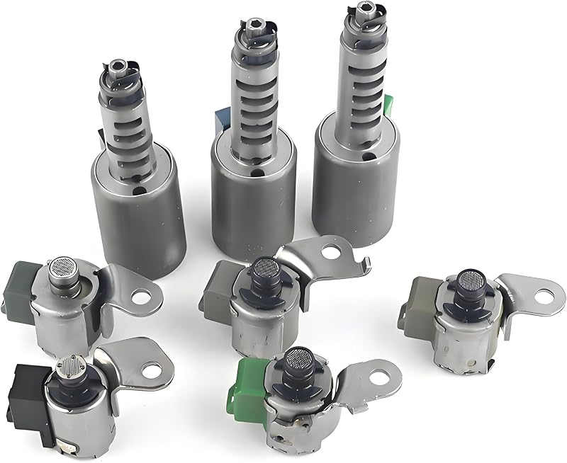 Kit com 8 Válvulas Solenoides de Mudança para Transmissão Automática AW55-50SN 55-51SN Trolling MAN – Volvo, Chevrolet, Saturn, Saab e Opel
