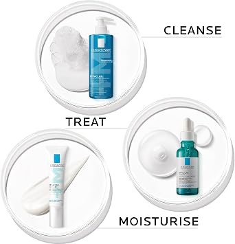 La Roche-Posay Effaclar Foaming Cleansing Gel 400ml + Effaclar Ultra-Concentrated Peeling Serum 30ml + Effaclar Duo+M Anti-Blemish Treatment 40ml
