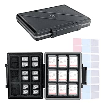 Amazon.co.jp: JJC 54 スロット 大容量 メモリーカードケース 18