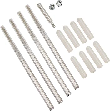 Aspects 400 Quick-Clean Thistle Tube Feeder, Medium - Brushed Nickel
