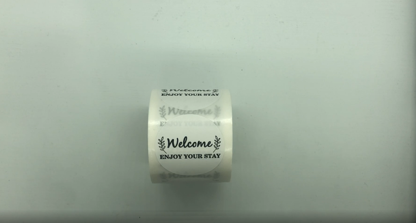Hotel & Motel Welcome Stickers,2 Inches Welcome Enjoy Your Stay Key Cards Label Stickers,500 Pcs Per Roll - View #4