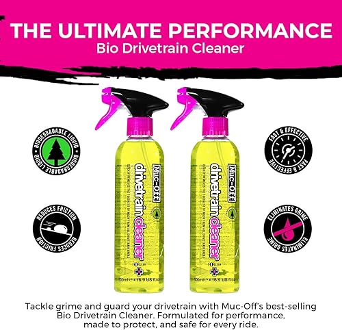Miniatura 32 de Muc-Off Limpiador Bio Drivetrain Limpiador de cadena de bicicleta biodegradable eficaz y desengrasante en aerosol Adecuado para todo