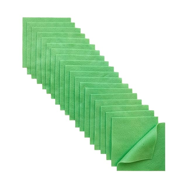 Foto 8 de 8 de Jtnohx Tela de Fieltro Suave Hojas de Fieltro de Colores Verde claro