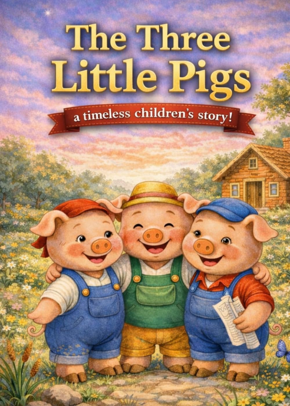 The Three Little Pigs: A Classic Bedtime Story for Kids with a Valuable Lesson