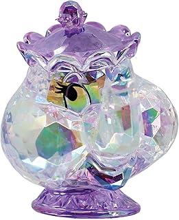 Enesco FACETS Disney Figurine La Belle et la Bête Mme Potts Violet 7,2 cm