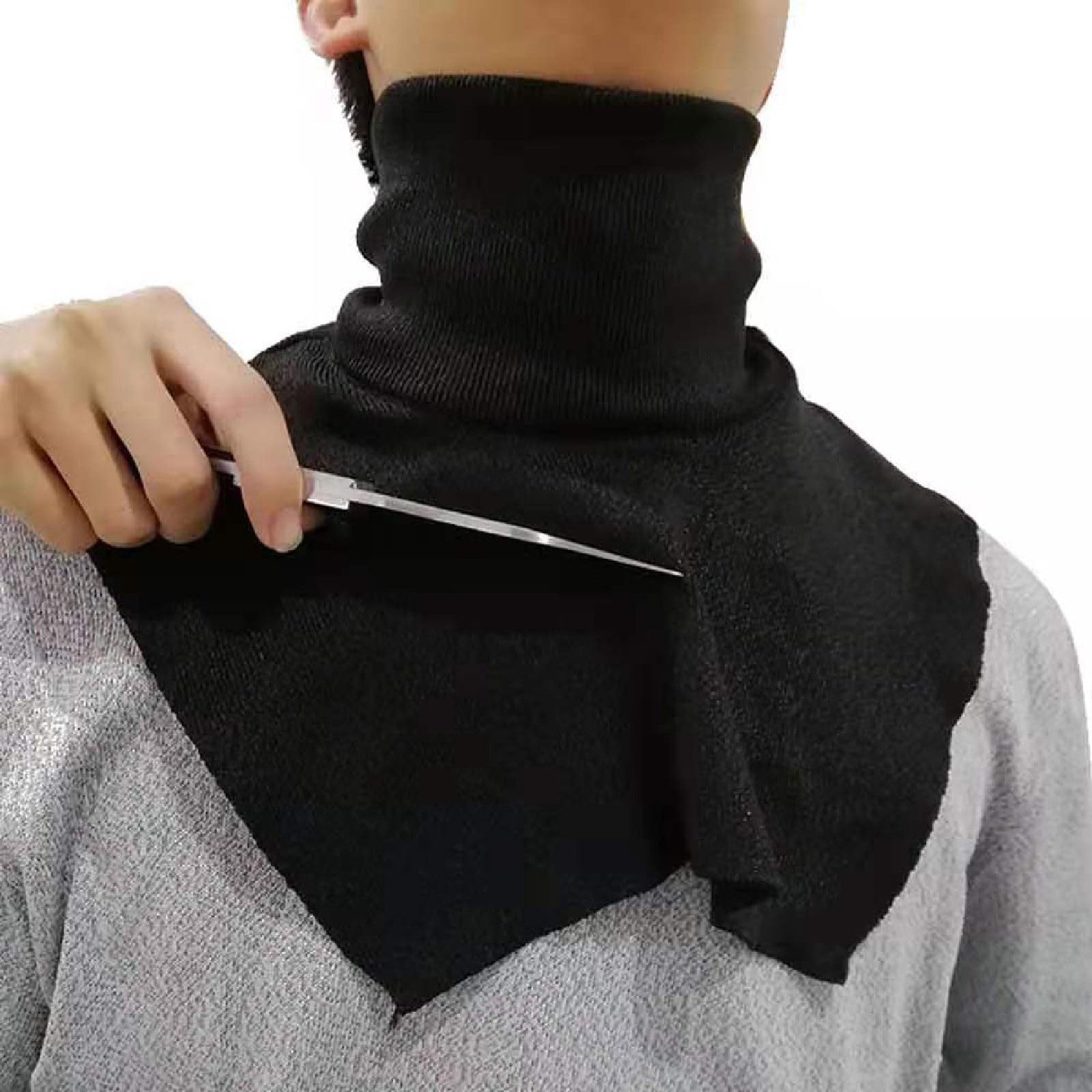 Protección De Cuello Anticortes De Nivel 5, Bufanda Anticortes para Exteriores, Cubrecuello Anticortes Y Antiarañazos, Resistente Al Desgaste Y a Las PUñaladas