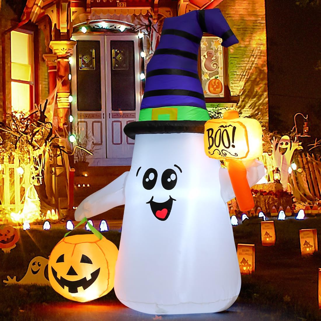 Spook-tacular Fun: GOOSH 5 FT Halloween Inflatable Ghost Review!