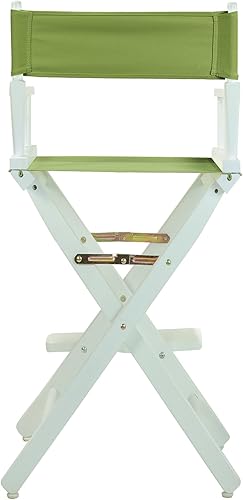 Miniatura 294 de Casual Home - Silla de director de 30 in, marco blanco, con lona color blanco, altura de barra