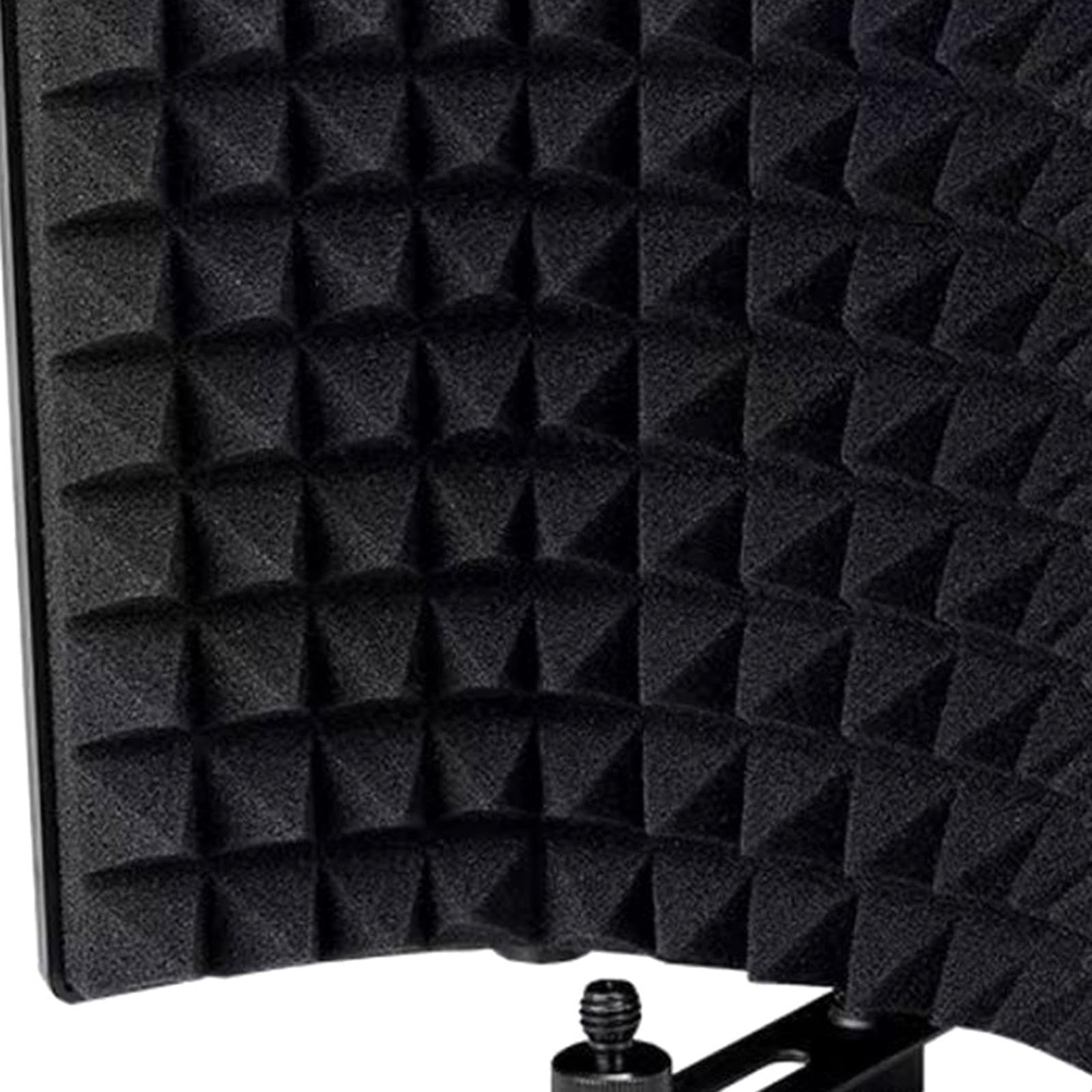 F Fityle Insonorizzazione per Registrazione, Pannello Fonoassorbente Pieghevole, Schermo Isolante per Microfono a 3 Pannelli per Apparecchiature Di Registrazione, Canto, Trasmissione, 3 Pannelli