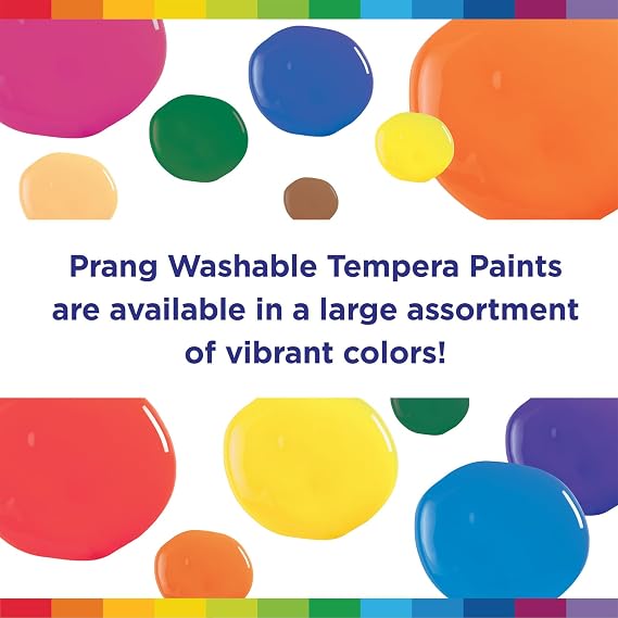 Prang Washable Tempera Paint, White, 16 Oz., 1 Count