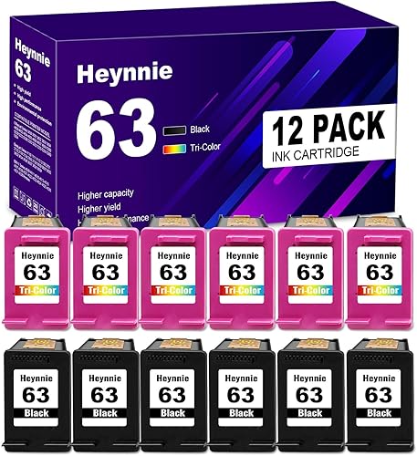 Cartuchos de tinta remanufacturados de repuesto para HP 63 XL 63XL 63XXL para impresora DeskJet 1110 1111 2130 2131 3630 Envy 4510 4511 4517 4526