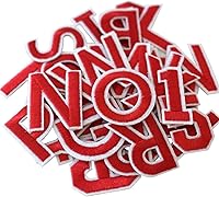 Vista 40 de GYGYL 36 Parches de Letras y Números para Planchar, Parches de Letras de Animales, Parche Bordado del Alfabeto A-Z, Números 0-9 Aplique para Ropa