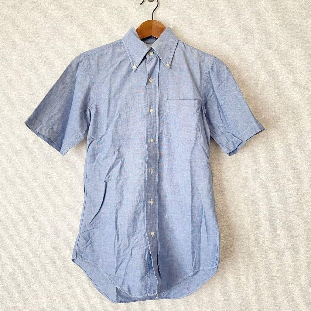 新品タグ VAN JAC × ボートハウス 半袖 ボタンダウンシャツ サイズ3 新品タグ VAN JAC × ボートハウス 半袖 ボタンダウンシャツ