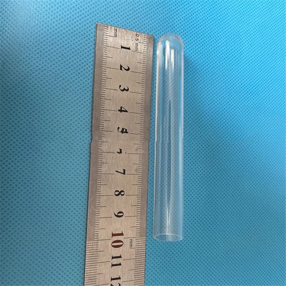 300 szt./opakowanie 15 * 100 mm materiały laboratoryjne przezroczysta plastikowa rurka z korkiem spód w kształcie litery U