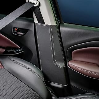 【axis-parts】スズキ フロンクス 適合 型式：3S系 年式：R6.4～ シートベルトバックルガード 4点セット sbg-sf3s-039【ステッチカラー選択可】パターン：レザー/ステッチカラー：シルバー(ST)