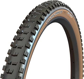 MAXXIS Minion DHR II - مركب مزدوج - EXO - تصنيف E25، بدون أنابيب | قوة كبح وانعطاف ممتازة في التضاريس شديدة الانحدار