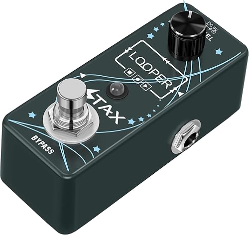 Miniatura 7 de Stax Pedal de compresión para guitarra y bajo, pedal de efectos de compresión combinado con 2 modos para guitarra eléctrica, tamaño pequeño, True