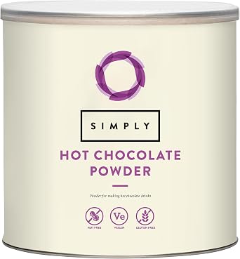 Simply Hot Chocolate Powder, Dairy Free Powder for Smooth & Creamy Hot Chocolate, Nut Free & Vegan 2kg