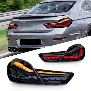 Car Rear Light Tail Light for BMW F06 F12 F13 6 Series M6 640i 650i 640d 2010-2017 Waterproof Dustproof Brake Light Signal Light Accessories left and Right