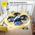 Holy Stone Mini Drone pour enfants et débutants RC Nano Quadcopter Indoor Small Helicopter Plane avec le vol automatique, 3D Flip, mode sans tête et 3 Batteries, Grand Jouet Cadeau pour Garçons et Filles