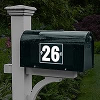 Vista 1 de Reflective Mailbox Numbers Sticker for Outside, 1.5 Inch, For Mailbox, Windows, Cars, Door, Trucks and Homes, Two Character Custom Address Numbers