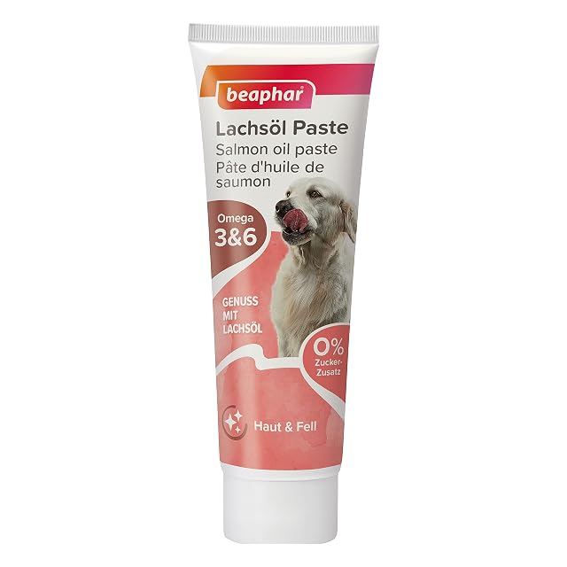 Beaphar Pasta de Aceite de salmón para Perros, 100 g