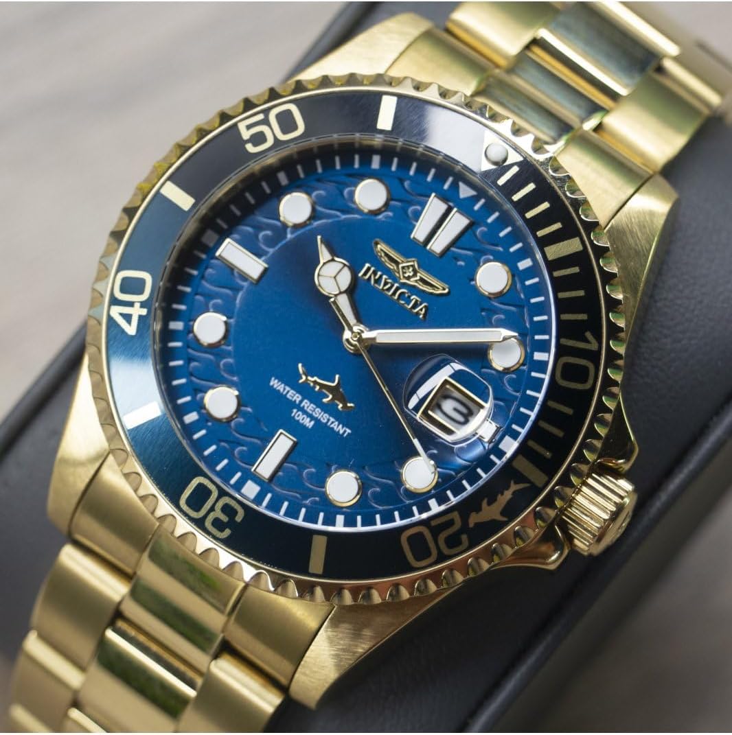 Invicta Men's 30810 Pro Diver Quartz Multifunction Blue Dial Watch