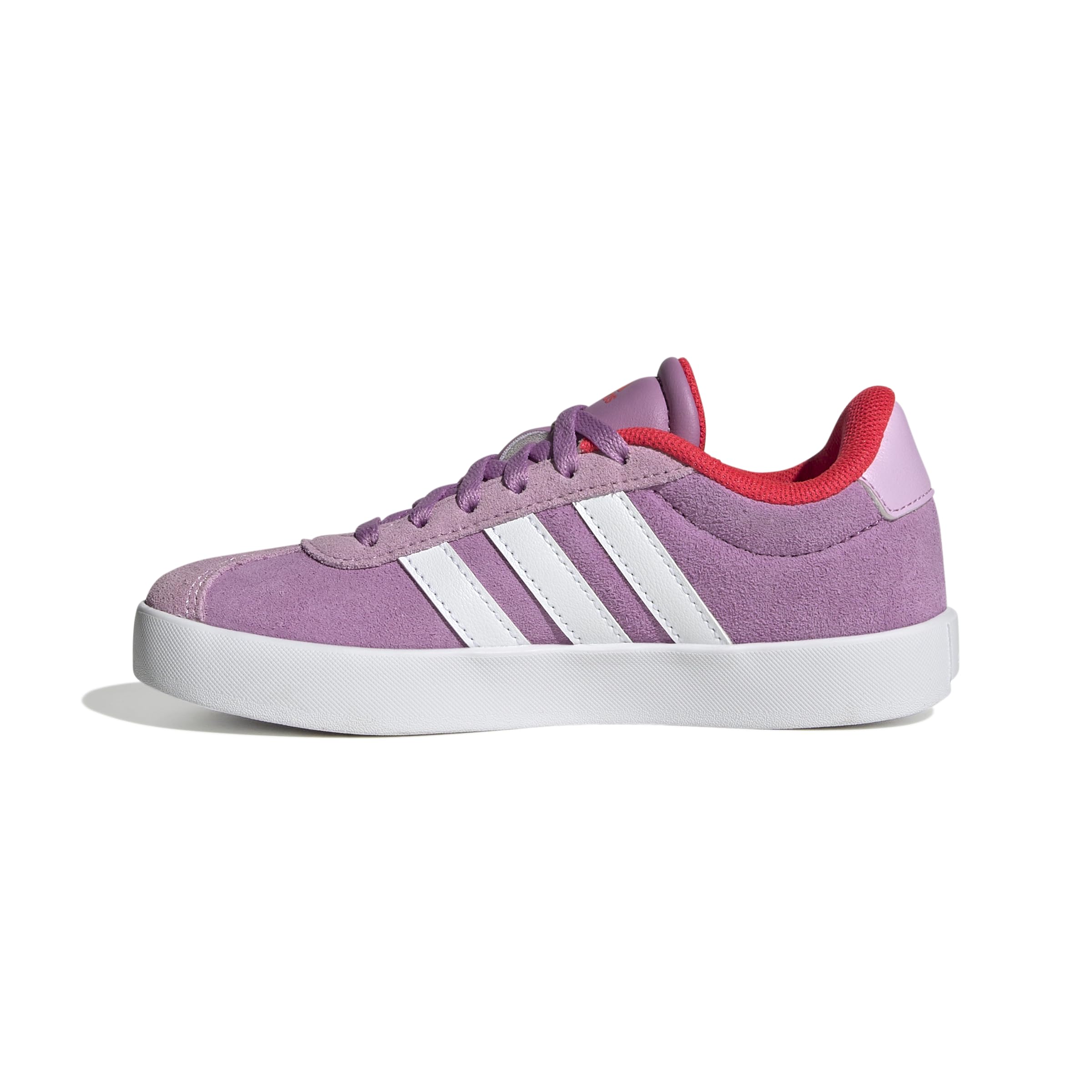 adidas Unisex Kids VL Court 3.0 Shoes Kids, preloved Purple/FTWR White/Lucid red, 5.5 UK
