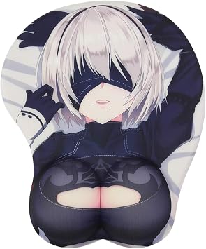 Non Slip Computer Mouse Mat Gaming Mouse Pad Anime Ergonomic Cute Mouse Pad with Gel Wrist Support