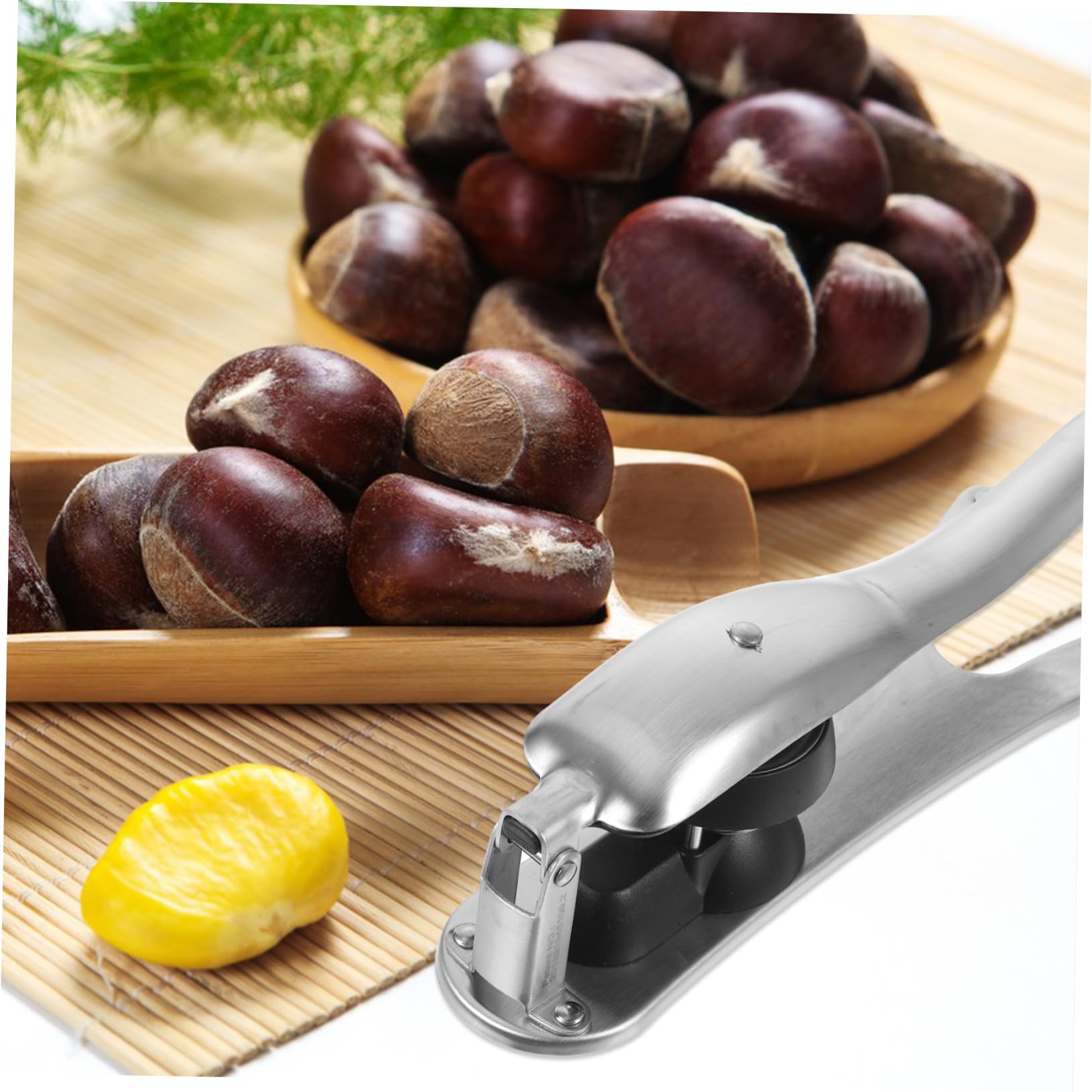 LIFKOME Clip De Castañas Pinza para Castañas De Acero Inoxidable Pinza Manual para Nueces Utensilio De Cocina para Abrir Nueces
