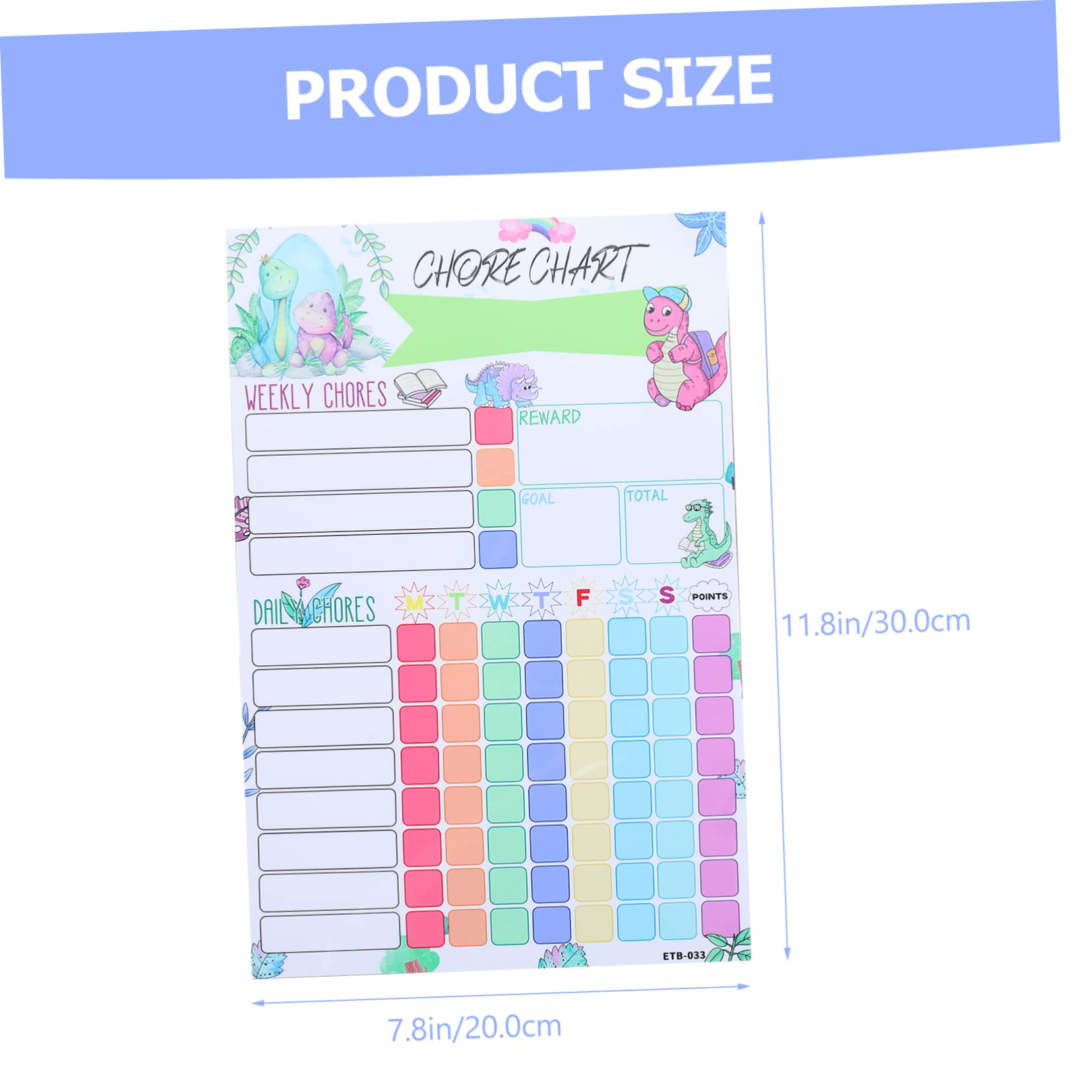 Angoily 4 Tabla de Recompensas Magnética Reutilizable para Accesorio Infantil para Hábitos y Diarias Calendario Semanal para Seguimiento Superficies Metálicas Familiar Educativo