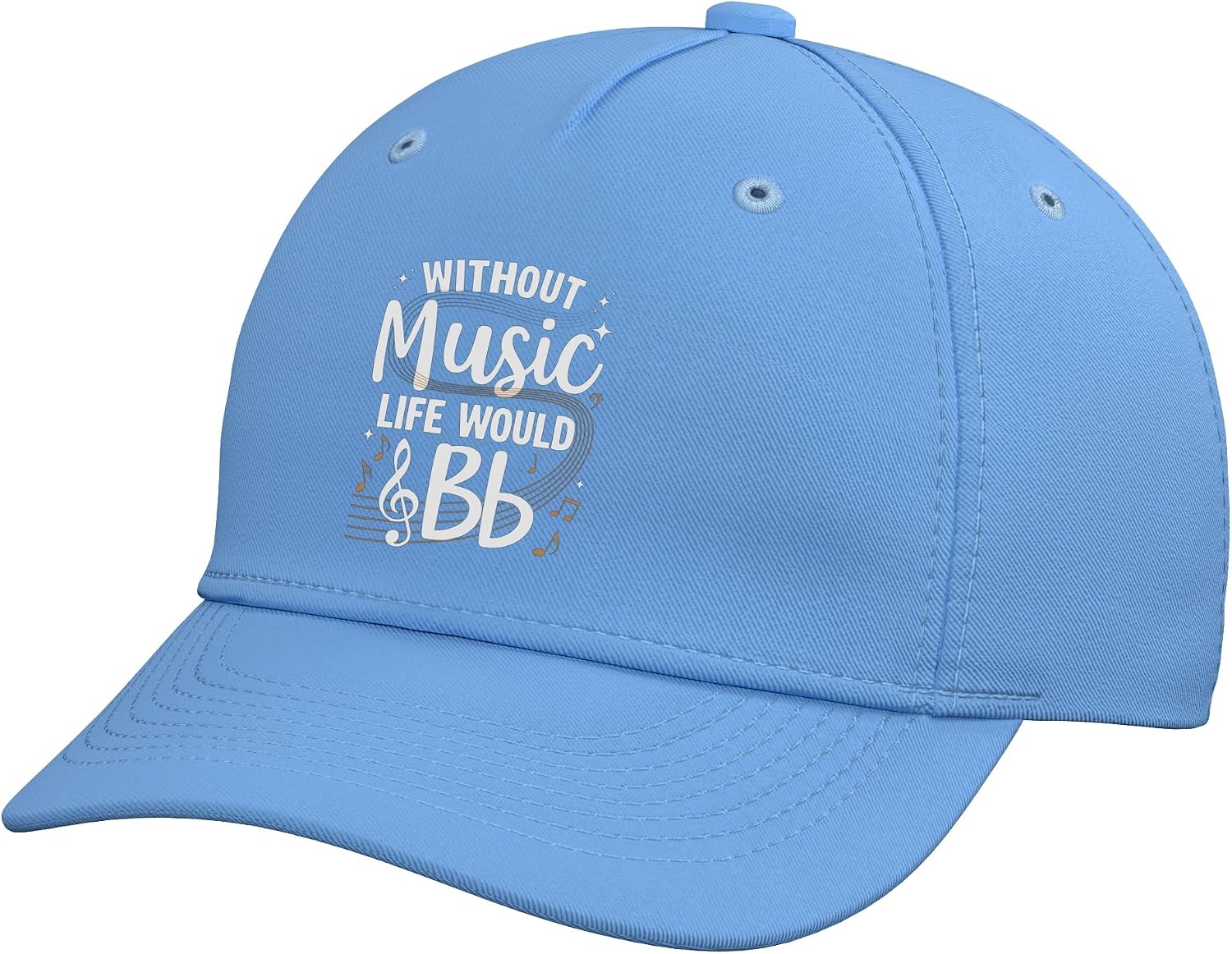 Funny Music Art for Men Women Music Teacher Themed Gag Music Adjustable Baseball Hat