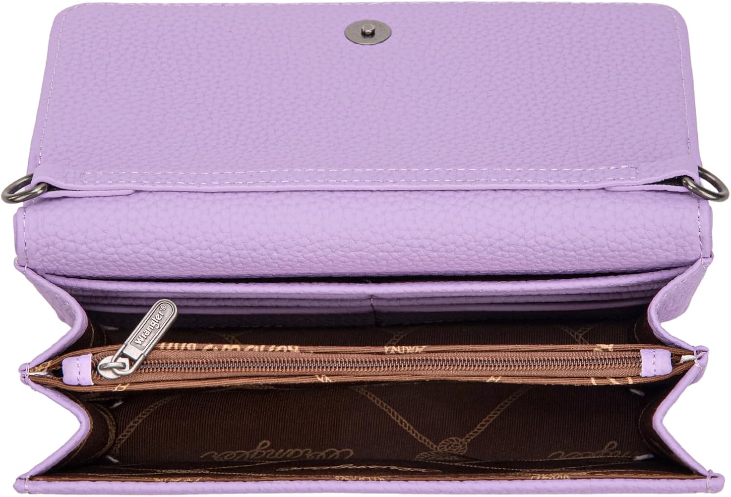 Wrangler Small Crossbody Wallet Purses RFID Trendy Purses for Women with Adjustable Straps - Image 6