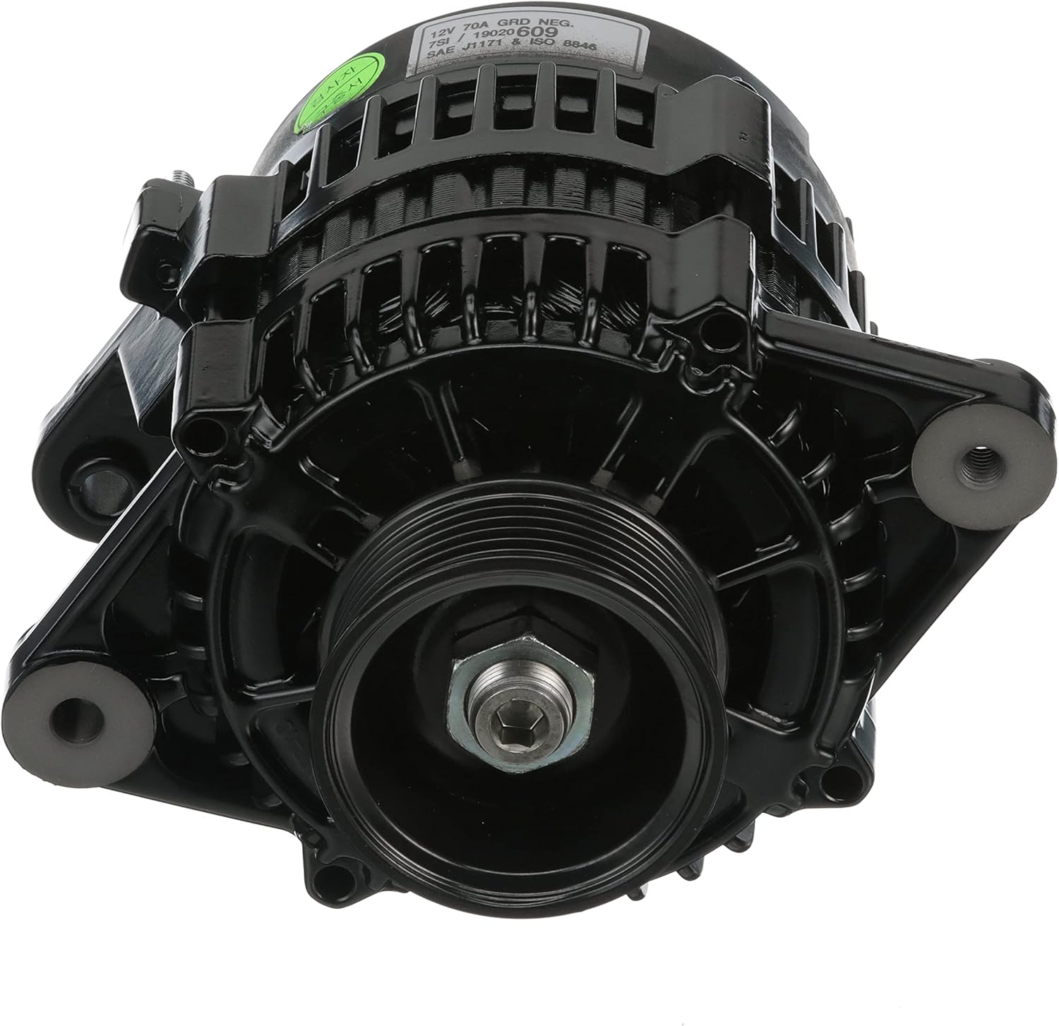 Quicksilver 862031T1 70 Amp Alternator, Delco, Serpentine Belt for V-6 and V-8 MerCruiser Stern Drive and Inboard Engines (1999 Through 2001)
