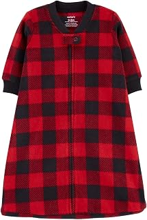 Saco de Dormir Carter's Sleepbag Fleece Xadrez Vermelho - Tamanho 3-6 Meses