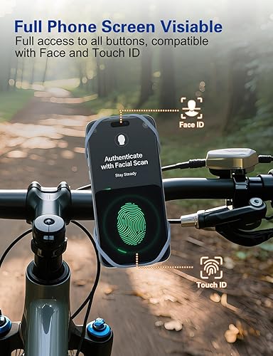 Miniatura 3 de Soporte de teléfono para bicicleta, bicicleta desmontable, rotación de 360, soporte de teléfono celular para teléfonos de 4 a 7 pulgadas, bicicleta