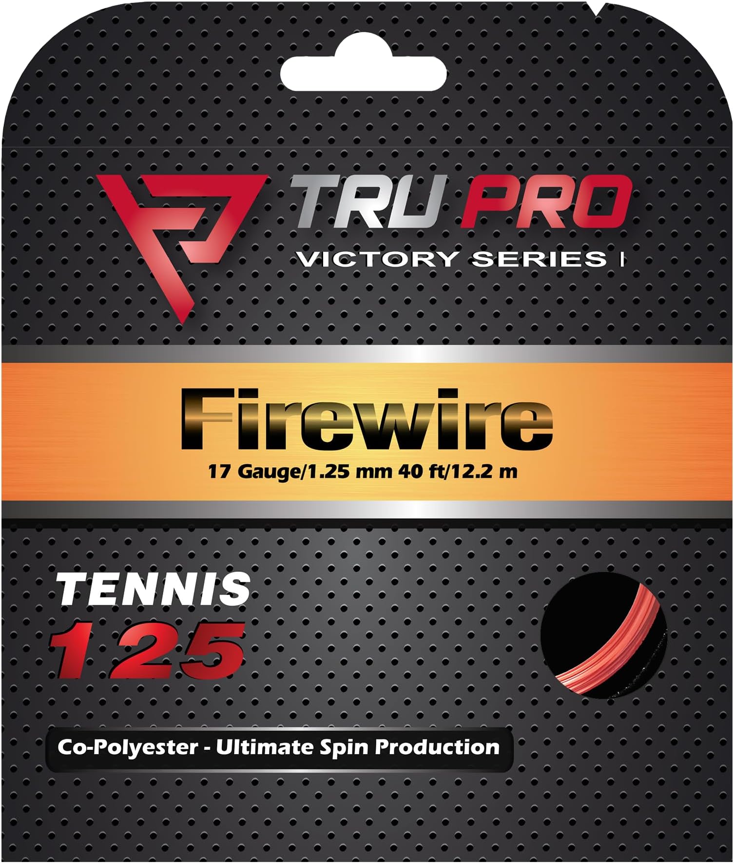 TRU PRO Firewire - Tennis String (Poly): Ultimate Ball Bite